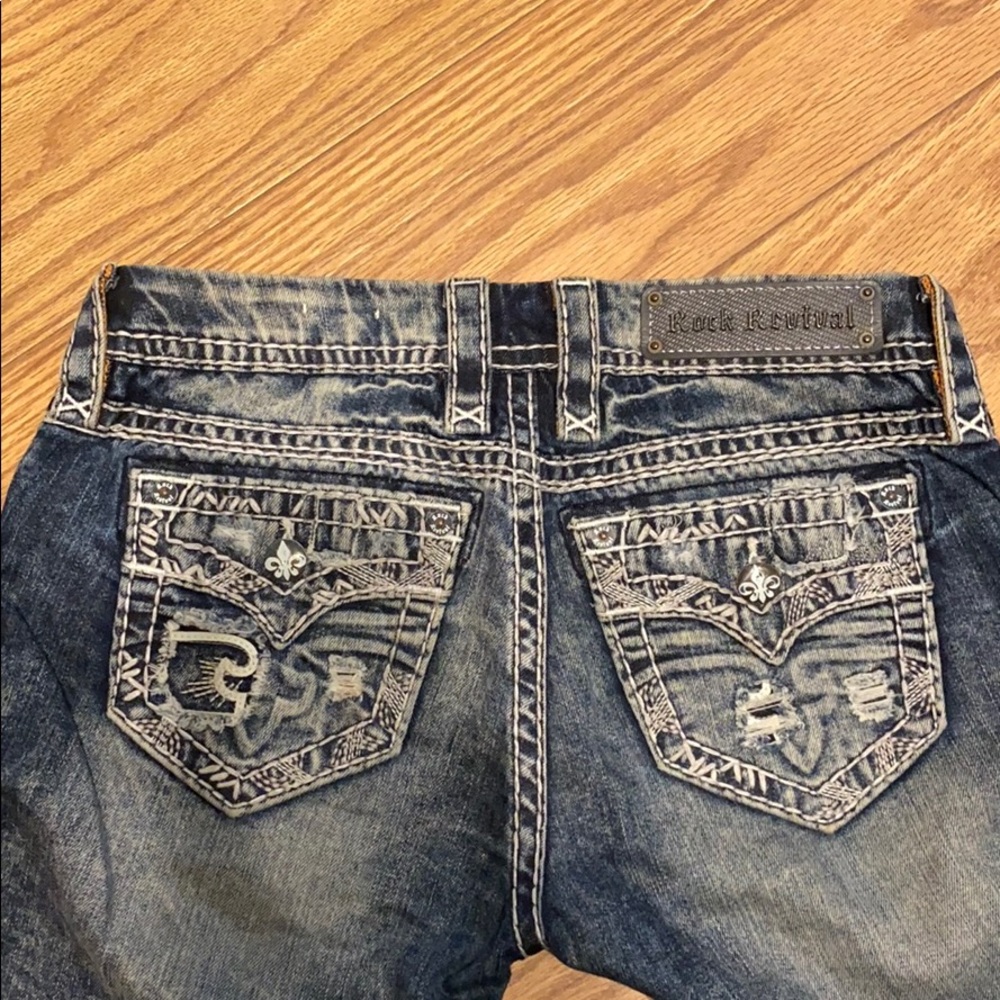 Rock Revival Jena Stretch Crop - Picture 4 of 4